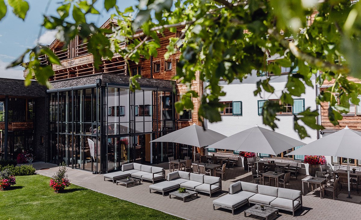 Puradies Hotel Leogang Sonnenterasse