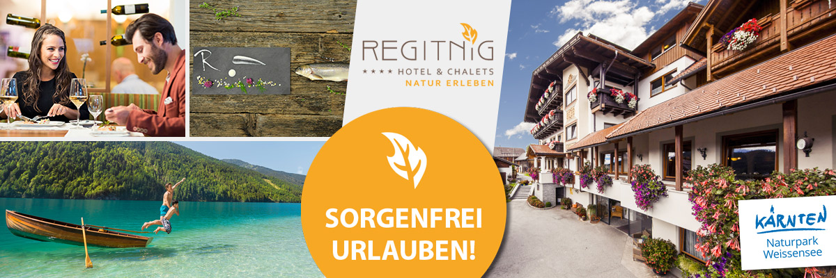 REGITNIG Hotel - Sommerurlaub im Alpine Wellnesshotel am Weissensee